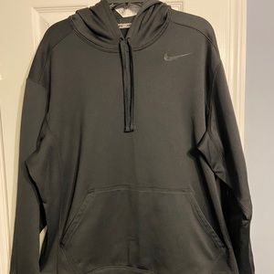 Black Nike therma fit hooded sweatshirt